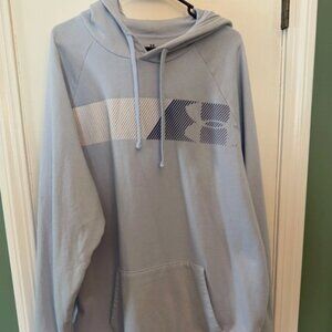 Mens Under Amour hoodie - Light Blue, 2XLT